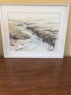 aquarel van Carel Visser, Ameland '83, Ophalen of Verzenden