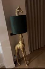Light & Living Giraffe vloerlamp antiek brons incl kap groen, Huis en Inrichting, Lampen | Vloerlampen, Ophalen, Zo goed als nieuw