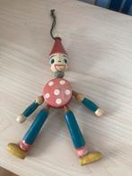 Antiek Houten Trekpop - Vintage Speelgoed, Ophalen of Verzenden, Gebruikt