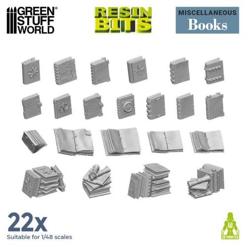 Scenery 3D Printed Set - Resin Books 2012 Dungeons, Hobby en Vrije tijd, Wargaming, Nieuw, Historisch, Toebehoren, Verzenden