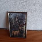 Fotolijstje, bol glas, jaren 30, Antiek en Kunst, Ophalen of Verzenden