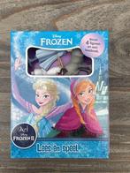Disney Frozen – leesboek met 4 speelfiguren, Ophalen of Verzenden, Overige figuren, Zo goed als nieuw, Beeldje of Figuurtje