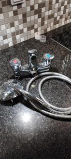 kraan set .met douche set., Doe-het-zelf en Verbouw, Ophalen of Verzenden, Gebruikt, Chroom, Kraan