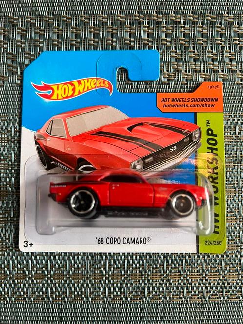 Hotwheels 1968 Chevrolet COPO Camaro, Hobby en Vrije tijd, Modelauto's | Overige schalen, Zo goed als nieuw, Auto, Ophalen of Verzenden