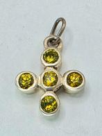 Zilveren Hanger met Peridot Steentjes, Verzenden, ., Zo goed als nieuw, .