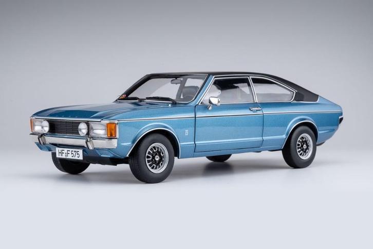 1:18 Ford Granada L Coupé 2. series – 1975 – Licht Blauw !, Hobby en Vrije tijd, Modelauto's | 1:18, Nieuw, Auto, Overige merken
