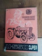 UTB U-550 Super , tractor handleiding 1975, Ophalen of Verzenden