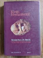 Klein testament - Bruno-Paul De Roeck, Ophalen of Verzenden, Bruno-Paul De Roeck, België