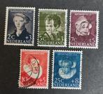 nvph 683 - 687 gestempeld kinderzegels 1956, Postzegels en Munten, Postzegels | Nederland, Verzenden, Na 1940, Gestempeld