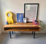 Vintage salontafel kastje gemaakt van vintage gymzaalvloer, Ophalen, Overige materialen, 100 tot 150 cm, -
