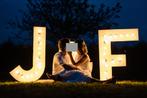 Bruiloft licht letters: F&F en J&F, Ophalen, Zo goed als nieuw, Beige, Accessoires
