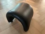 Design vintage Leolux hocker, Ophalen, Leer, Zo goed als nieuw, 50 tot 75 cm
