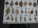 Partij pijlpunten uit de Sahara., Verzamelen, Mineralen en Fossielen, Ophalen of Verzenden, Mineraal