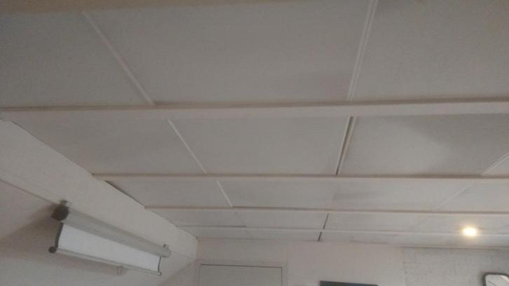 Systeem plafond platen, gecoat metaal, 19 m2 +10 m2, Doe-het-zelf en Verbouw, Platen en Panelen, Nieuw, Overige materialen, Minder dan 20 mm
