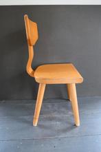 Vintage Schilte houten school stoeltje stoel jaren '60, Ophalen of Verzenden, Zo goed als nieuw, Stoel(en)