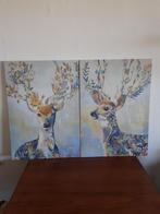 herten schilderij Ikea, Ophalen, Zo goed als nieuw, Schilderij, 75 cm of meer