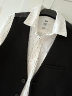Gilet en blouse zwart / wit, Ophalen of Verzenden, Zo goed als nieuw, Jongen, Overhemd of Blouse