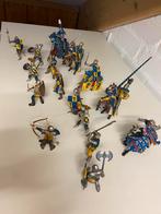 Schleich/papo blauwe ridders, Ophalen of Verzenden, Zo goed als nieuw