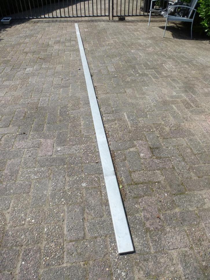 Platstaal - Stalen strip 80 mm x 16 mm x 6000 mm verzinkt, Doe-het-zelf en Verbouw, Metalen, Nieuw, IJzer, Ophalen