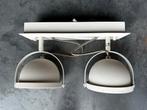 2x Karwei Gydo Duobalk Plafondlamp GU10, Ophalen of Verzenden, Gebruikt, Metaal