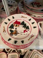 Mason’s CHRISTMAS VILLAGE gebaksbordjes, Huis en Inrichting, Ophalen of Verzenden, Zo goed als nieuw, Bord(en), Wedgwood