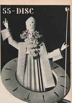 Retro reclame 1956 Sandoz 55-Disc horloge Sinterklaas, Verzenden, Overige typen