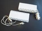 2x witte vintage bedlampje / wandlampje., Ophalen of Verzenden, Gebruikt, Metaal, Jaren 70 / 80