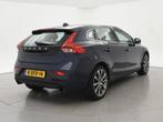 Volvo V40 2.0 D4 190 PK SUMMUM + PANORAMA | MEMORY | LEDER |, Auto's, Gebruikt, Blauw, Bedrijf, 30 km/l