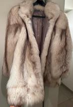 Prachtige Vintage Zilvervos Bontjas - Maat M, Ophalen of Verzenden, Zo goed als nieuw, Maat 38/40 (M), Beige