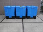 dubbelwandige kunststof tank in lekbak110%  milieutank, Ophalen of Verzenden, Gebruikt