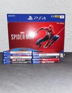 Playstation 4 Slim 1TB + 8 Games, Met 1 controller, Ophalen of Verzenden, Zo goed als nieuw, 1 TB