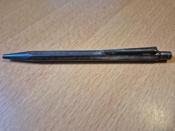 Vintage Caran D´Ache "Ecridor Hexagonal" Verzilverde Pen beschikbaar voor biedingen