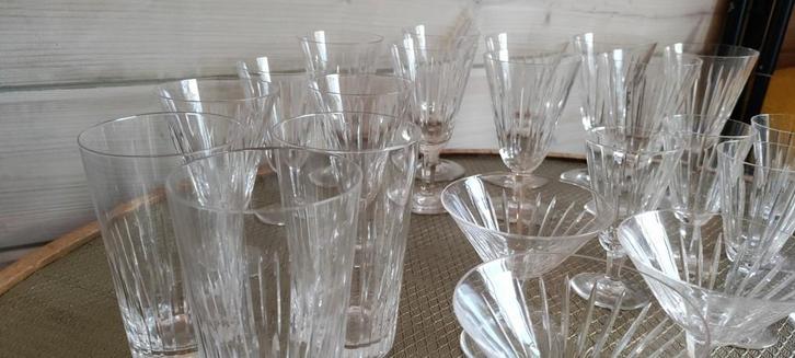 Kristallen Glazen Set - Cocktail, Sherry, Wijn, Huis en Inrichting, Keuken | Servies, Ophalen of Verzenden