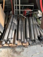 Reststukken ronde kunststof palen 32 stuks, Ophalen, Minder dan 180 cm, Palen