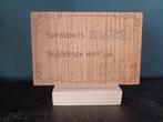 Houten ansichtkaart, Ophalen of Verzenden, Nieuw