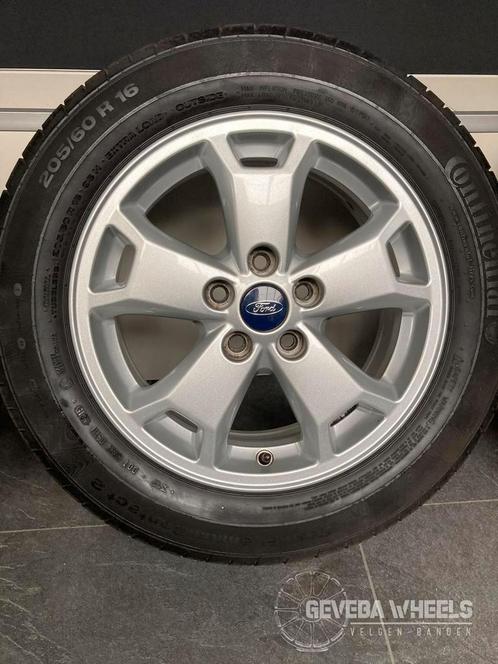 16'' originele Ford Transit Connect velgen + banden 5x108, Auto-onderdelen, Banden en Velgen, Banden en Velgen, Zomerbanden, 16 inch