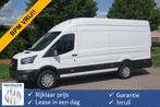Ford Transit 350L 130PK L4H3 BPM VRIJ! 12" Sync4 Navi, Trekh, Auto's, Gebruikt, 4 cilinders, 2800 kg, Wit