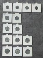 1 + 2 + 5 + 10 + 25 cent oorlogsgeld nederland, Postzegels en Munten, Munten | Nederland, Verzenden, Koningin Juliana, 25 cent