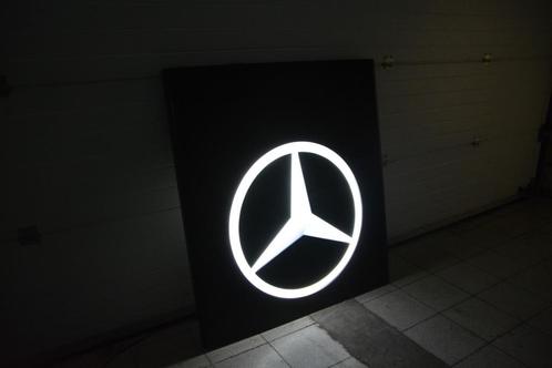 mercedes lichtreclame lichtbak zeer zeldzaam xxl, Verzamelen, Merken en Reclamevoorwerpen, Zo goed als nieuw, Lichtbak of (neon) lamp
