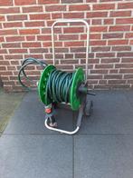 Slangenhaspel, Ophalen, Gebruikt, Tuinslang