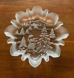 Walther Glas kristallen kerstschaal, Diversen, Kerst, Ophalen of Verzenden, Zo goed als nieuw