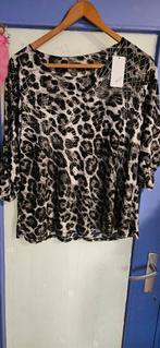 Tijgerprint tshirt nieuw, Ophalen of Verzenden, Nieuw, Bruin, Korte mouw