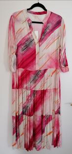 SUPER LEUKE lange (maxi) jurk roze/crême print mt. L, Kleding | Dames, Triple Nine, Maat 42/44 (L), Nieuw, Ophalen of Verzenden