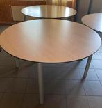 eettafel / kantinetafel diameter 1,40 mtr, Ophalen, Gebruikt, 100 tot 150 cm, Rond