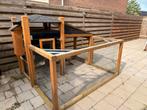 Konijnenhok + ren te koop, Dieren en Toebehoren, Knaagdieren en Konijnen | Hokken en Kooien, Ophalen, 90 cm of meer, Konijn, Ren