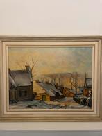 Karl Maria Schuster | Oostenrijk | winterdecor | 1900-1950, Antiek en Kunst, Kunst | Schilderijen | Klassiek, Ophalen of Verzenden