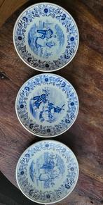 Delfts blauw bord 3 x in zeer goede staat, Ophalen of Verzenden