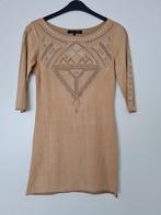 jurk Seven Sisters maat S beige met steentjes, Maat 38/40 (M), Seven Sisters, Beige, Ophalen of Verzenden