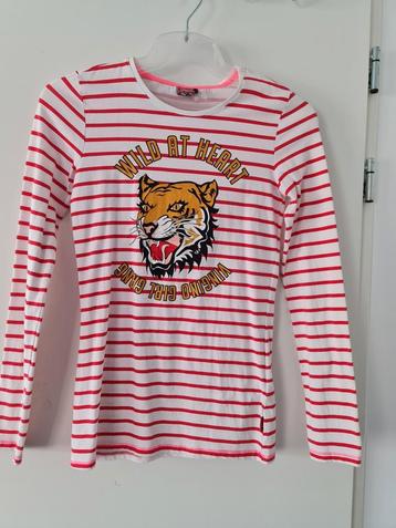Vingino long sleeve meisje, wit/rood maat 14 beschikbaar voor biedingen