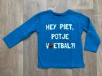 Sinterklaas shirtje maat: 92/98 Voor een echte voetbalfan, Kinderen en Baby's, Kinderkleding | Maat 92, Jongen of Meisje, Ophalen of Verzenden